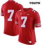 Youth NCAA Ohio State Buckeyes Teradja Mitchell #7 College Stitched No Name Authentic Nike Red Football Jersey RW20M03IK